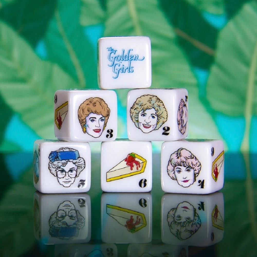 Golden Girls Dice Set NWT